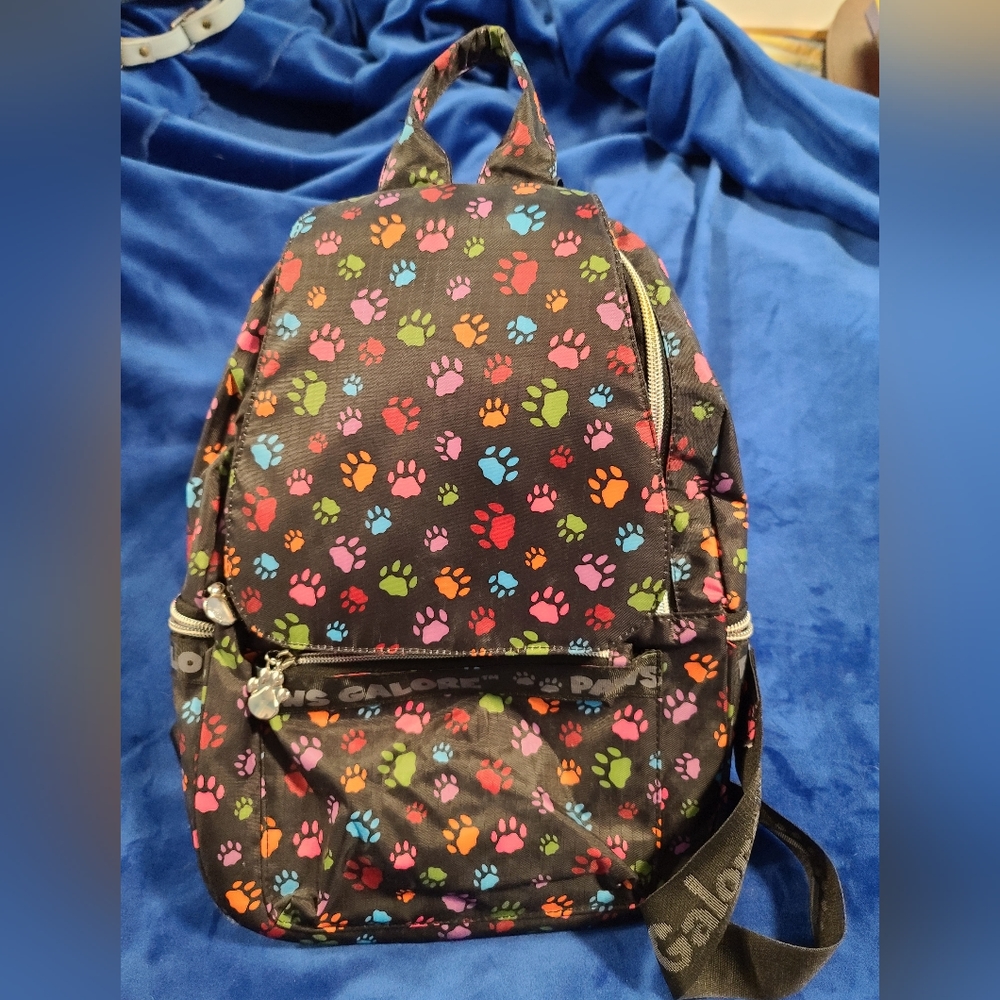 Nylon backpack purse